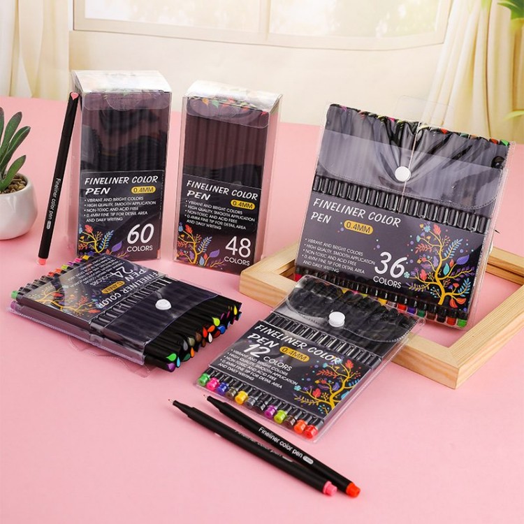 0,4 mm Aquarell-Umriss-Zeichnungs-Gelstift-Set