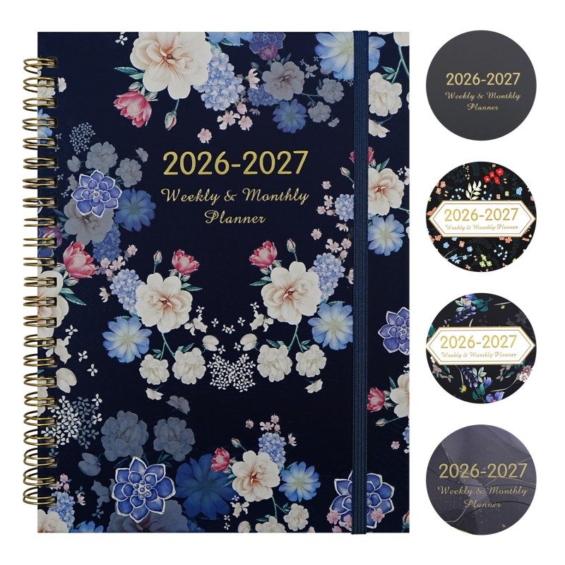 2026-2027 A5 Spiralplaner-Notizbuch