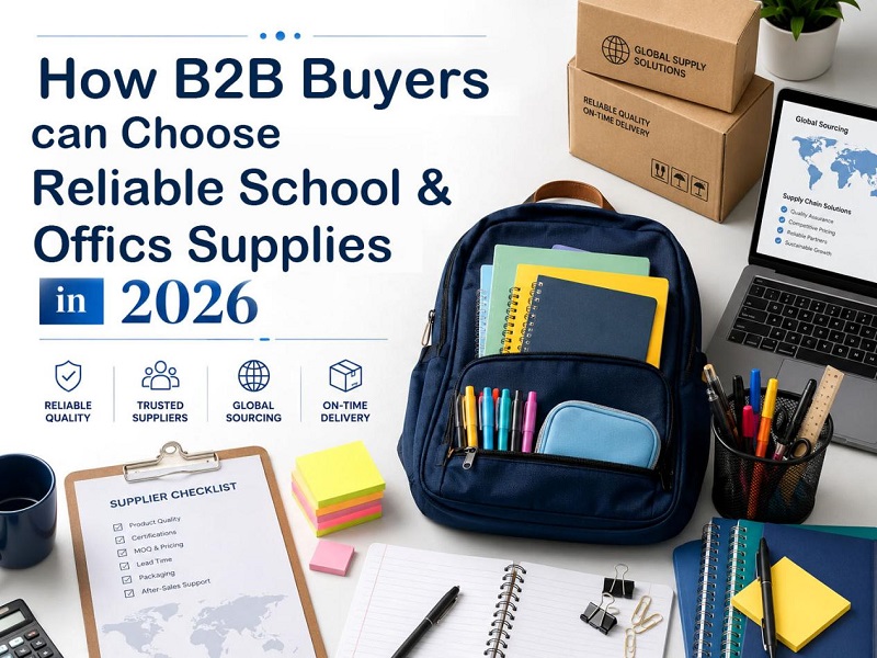 Wie B2B-Käufer im Jahr 2026 zuverlässige Schul- und Büromaterialien wählen können