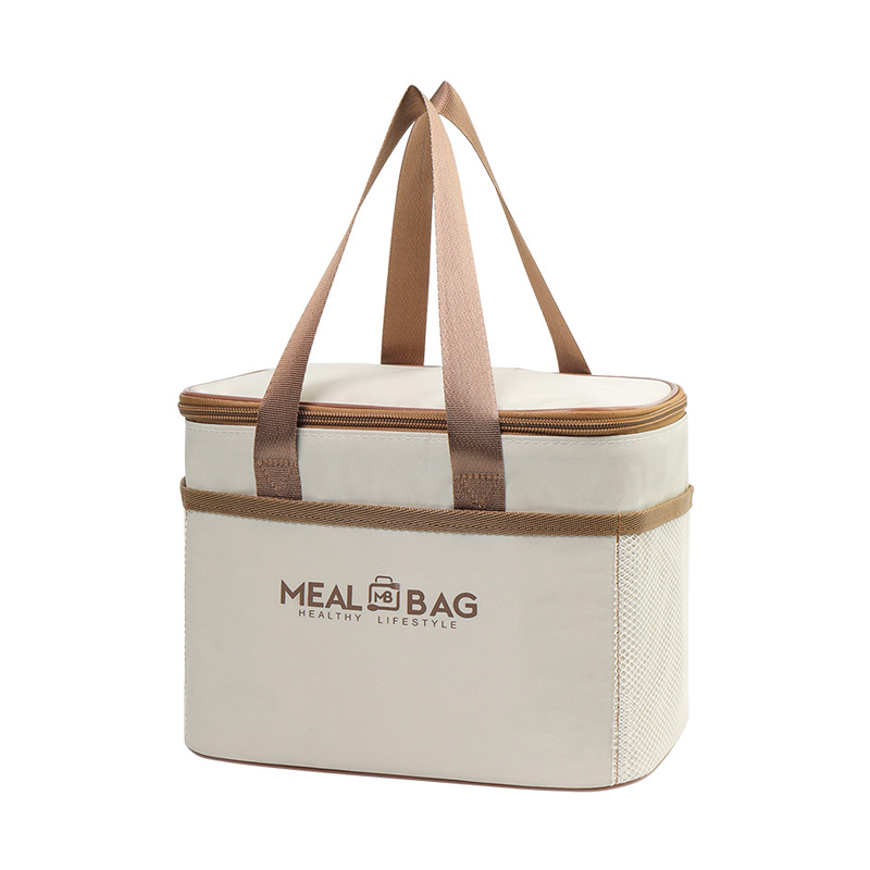 Klassische, isolierte, wasserdichte Lunchtasche aus Oxford-Stoff