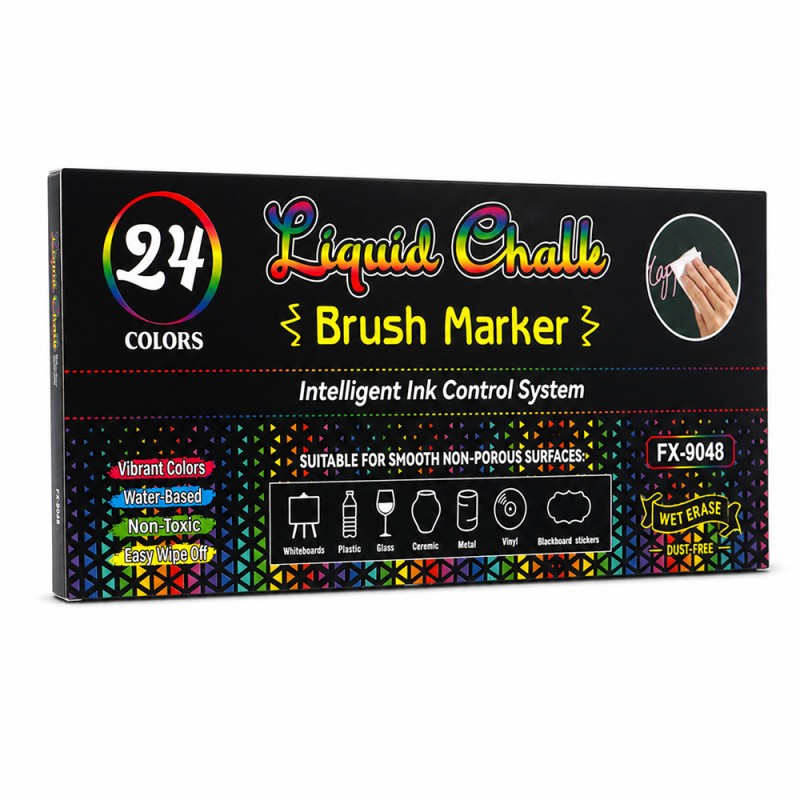 Buntes Flüssigkreide-Marker-Set