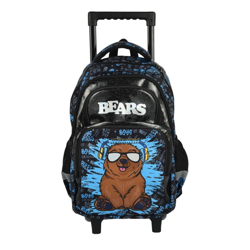 Cooler Rucksack mit Bärenrädern