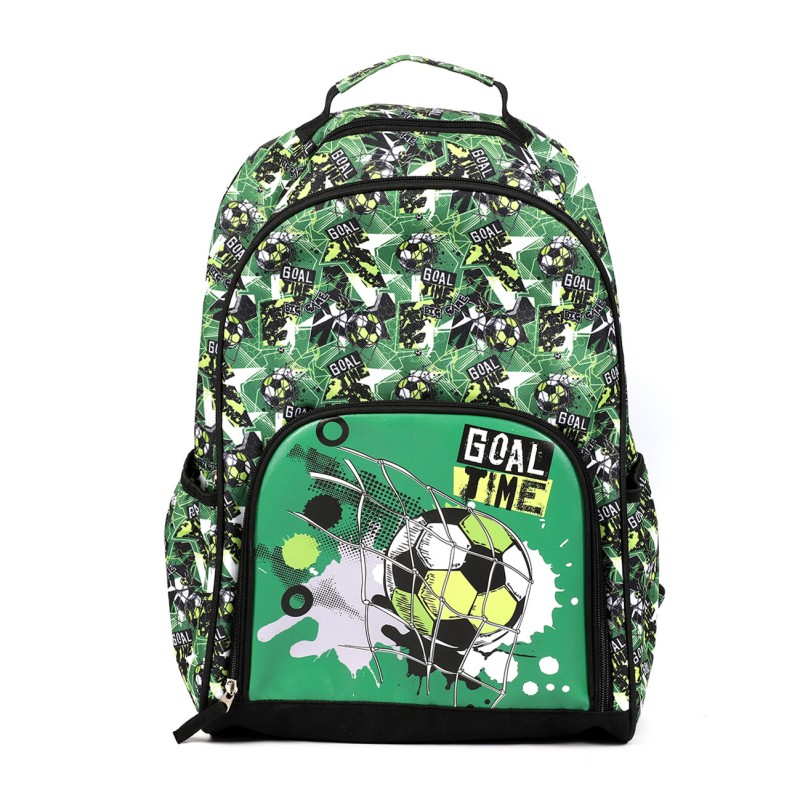 Fußball-wasserdichte PU-Schultasche