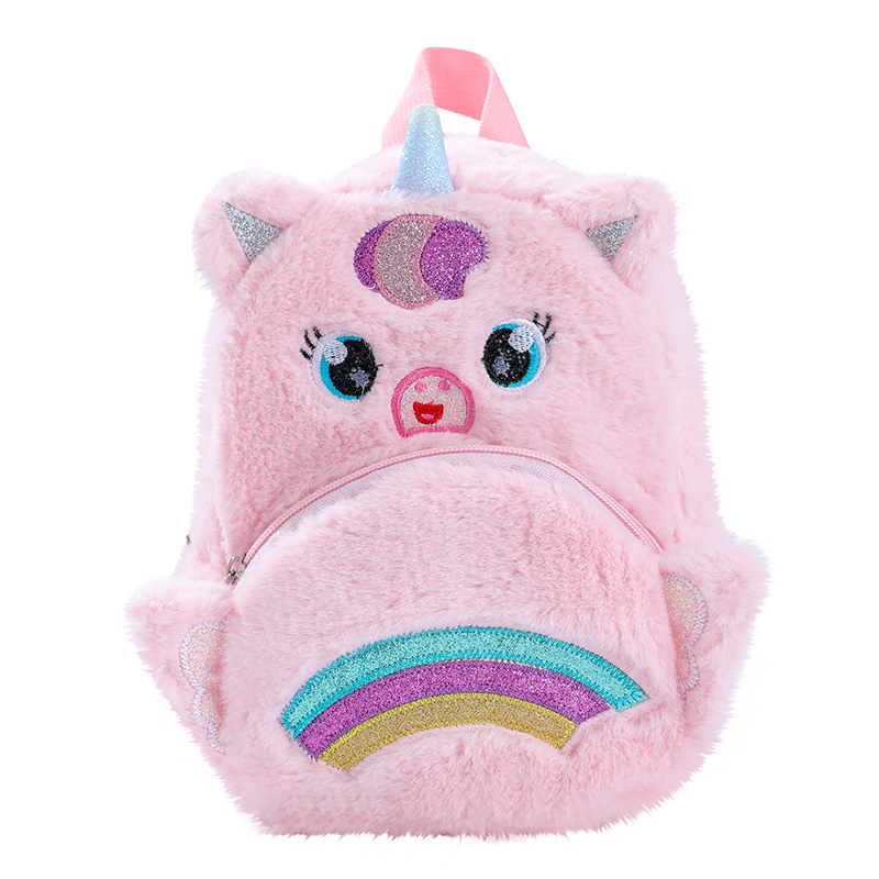 Pu-Mädchen-Einhorn-Kindertaschen