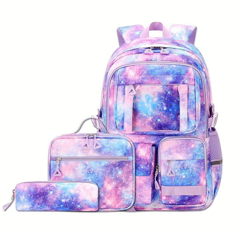 3-teiliges Oxford-Rucksack-Set mit niedlichem Muster