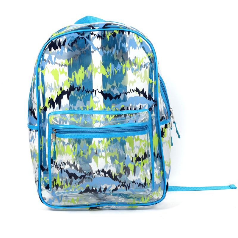 Transparenter klassischer Rucksack aus PVC