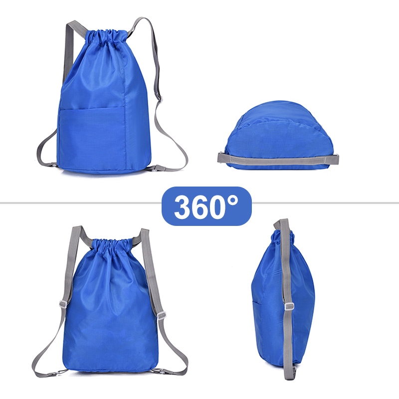 Wasserdichter Rucksack mit Kordelzug